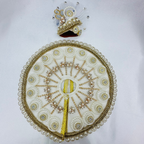 Chandrika Poshak With Mukut For Laddu Gopal