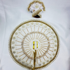 Chandrika Poshak With Mukut For Laddu Gopal