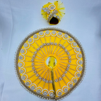 Chandrika Poshak With Mukut For Laddu Gopal