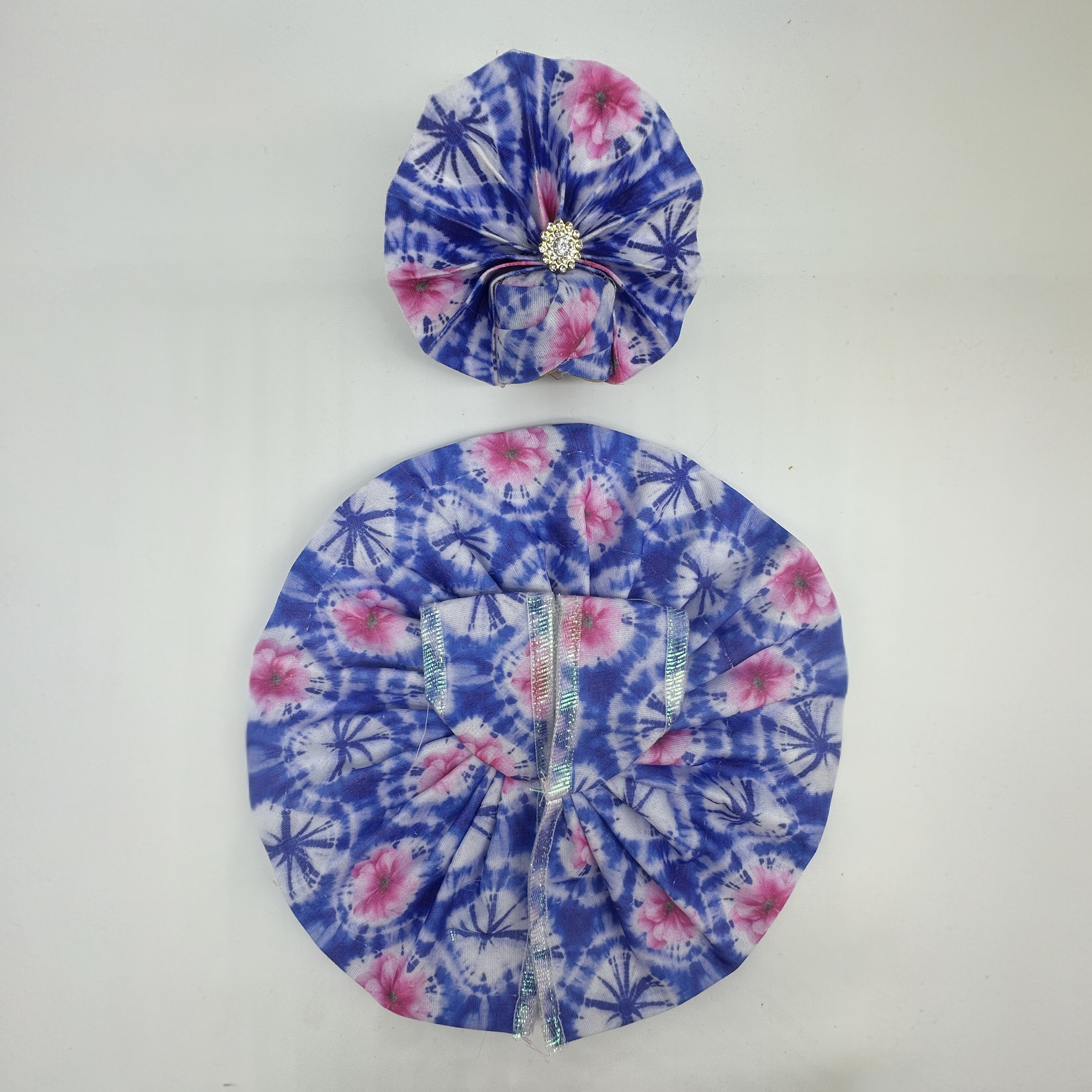 Cotton Shyam Vandana Poshak Dress With Mukut