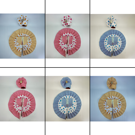 Cotton Divy Kanak Poshak  Dress With Mukut - Pack of 12