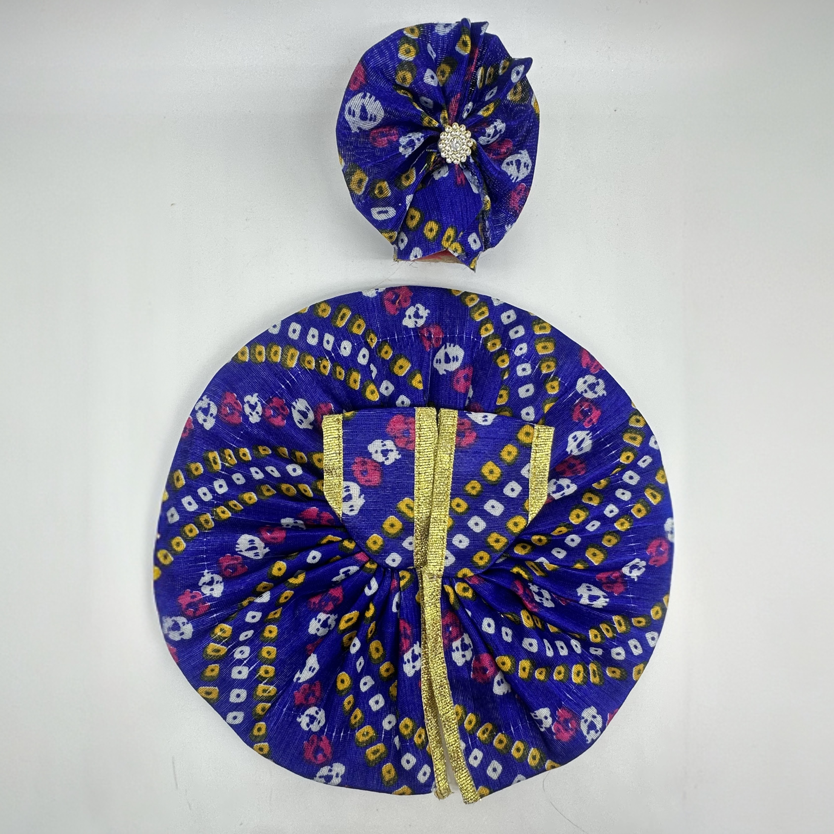 Cotton Kanhaiya Krit Poshak  Dress With Mukut