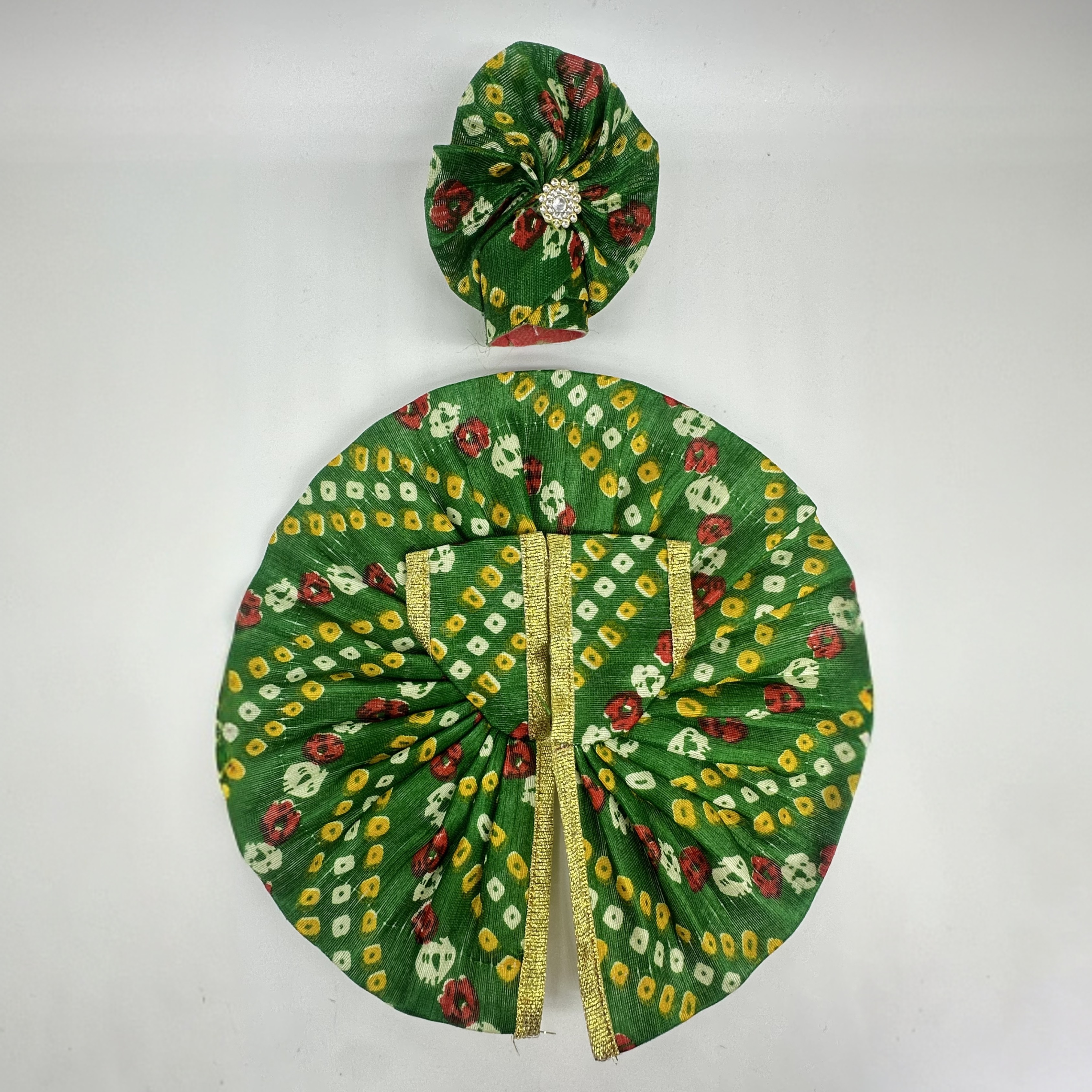 Cotton Kanhaiya Krit Poshak  Dress With Mukut