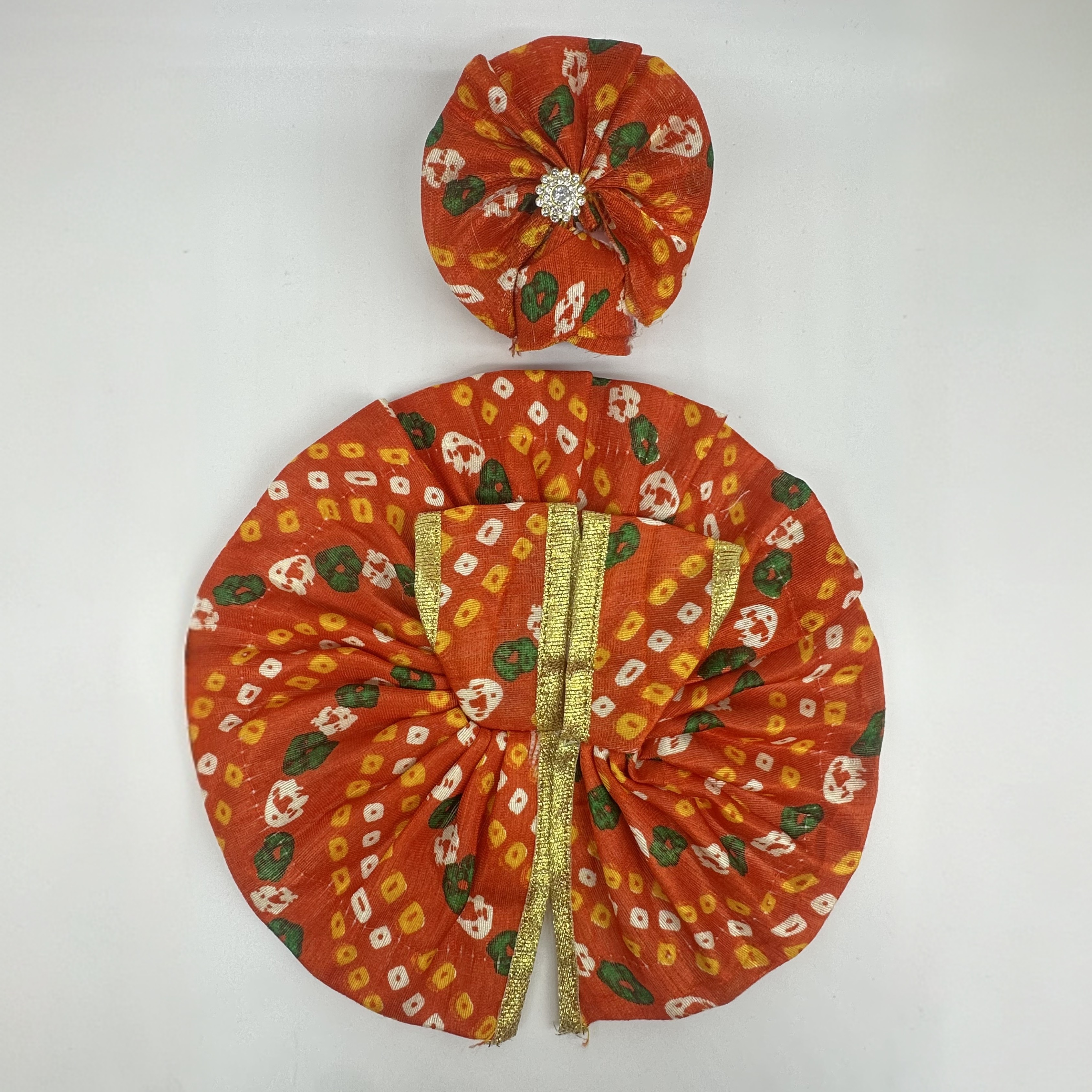Cotton Kanhaiya Krit Poshak  Dress With Mukut