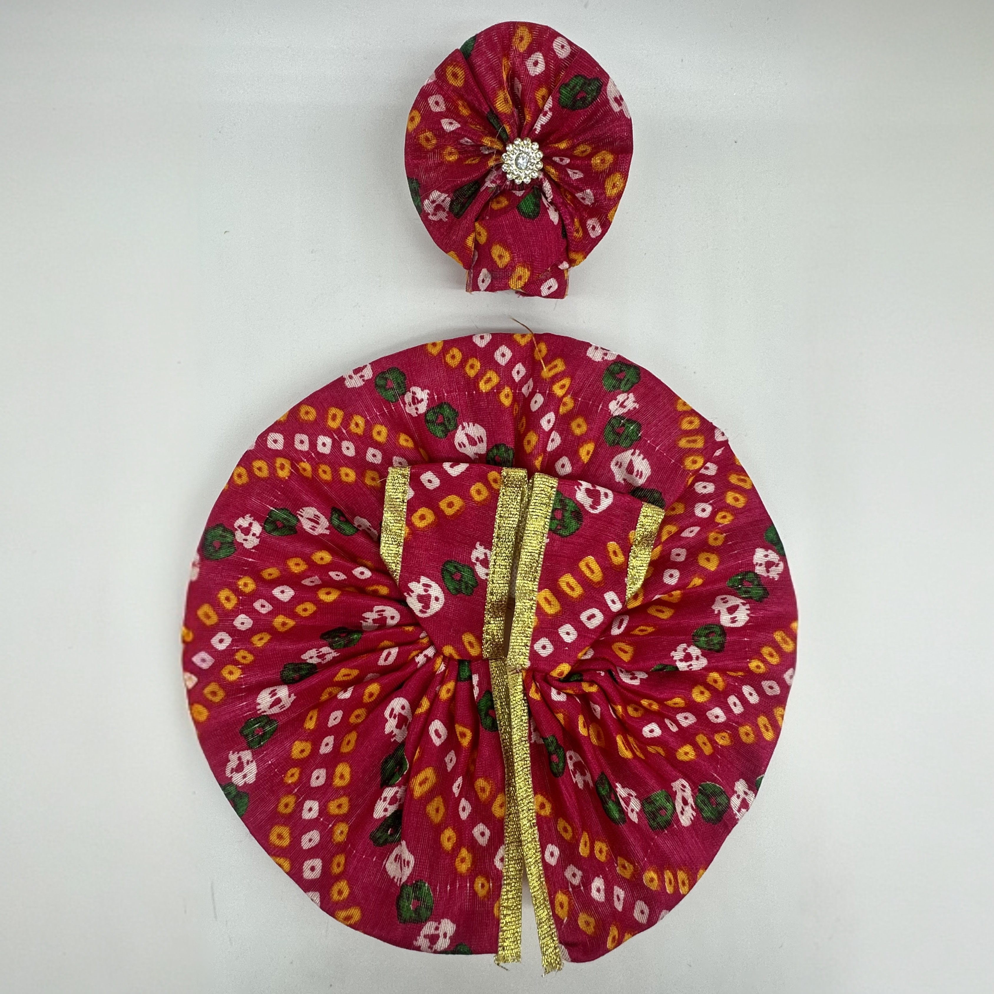 Cotton Kanhaiya Krit Poshak  Dress With Mukut