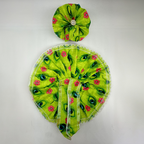 Cotton Mor Mukut Poshak Dress With Mukut