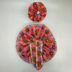 Cotton Mor Mukut Poshak Dress With Mukut