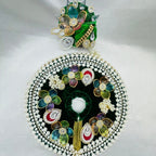 Moti Rekha Poshak With Mukut For Laddu Gopal