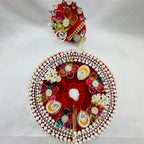 Moti Rekha Poshak With Mukut For Laddu Gopal