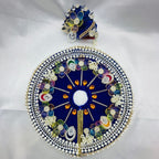 Moti Rekha Poshak With Mukut For Laddu Gopal