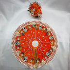 Moti Rekha Poshak With Mukut For Laddu Gopal