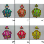 Pushpanjali Poshak With Mukut For Laddu Gopal - Pack of 12