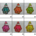 Pushpanjali Poshak With Mukut For Laddu Gopal - Pack of 12