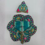 Pushpanjali Poshak With Mukut For Laddu Gopal