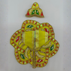 Pushpanjali Poshak With Mukut For Laddu Gopal