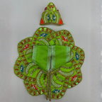 Pushpanjali Poshak With Mukut For Laddu Gopal