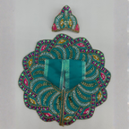 Pushpanjali Poshak With Mukut For Laddu Gopal