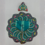 Pushpanjali Poshak With Mukut For Laddu Gopal