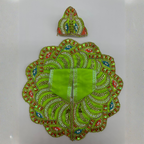 Pushpanjali Poshak With Mukut For Laddu Gopal