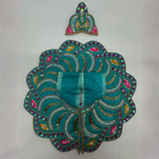 Pushpanjali Poshak With Mukut For Laddu Gopal