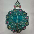 Pushpanjali Poshak With Mukut For Laddu Gopal