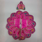 Pushpanjali Poshak With Mukut For Laddu Gopal