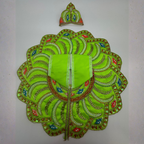 Pushpanjali Poshak With Mukut For Laddu Gopal