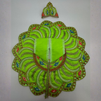 Pushpanjali Poshak With Mukut For Laddu Gopal