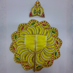 Pushpanjali Poshak With Mukut For Laddu Gopal