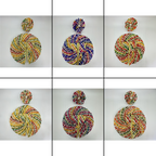 Cotton Raas Rang Poshak Dress With Mukut - Pack of 12