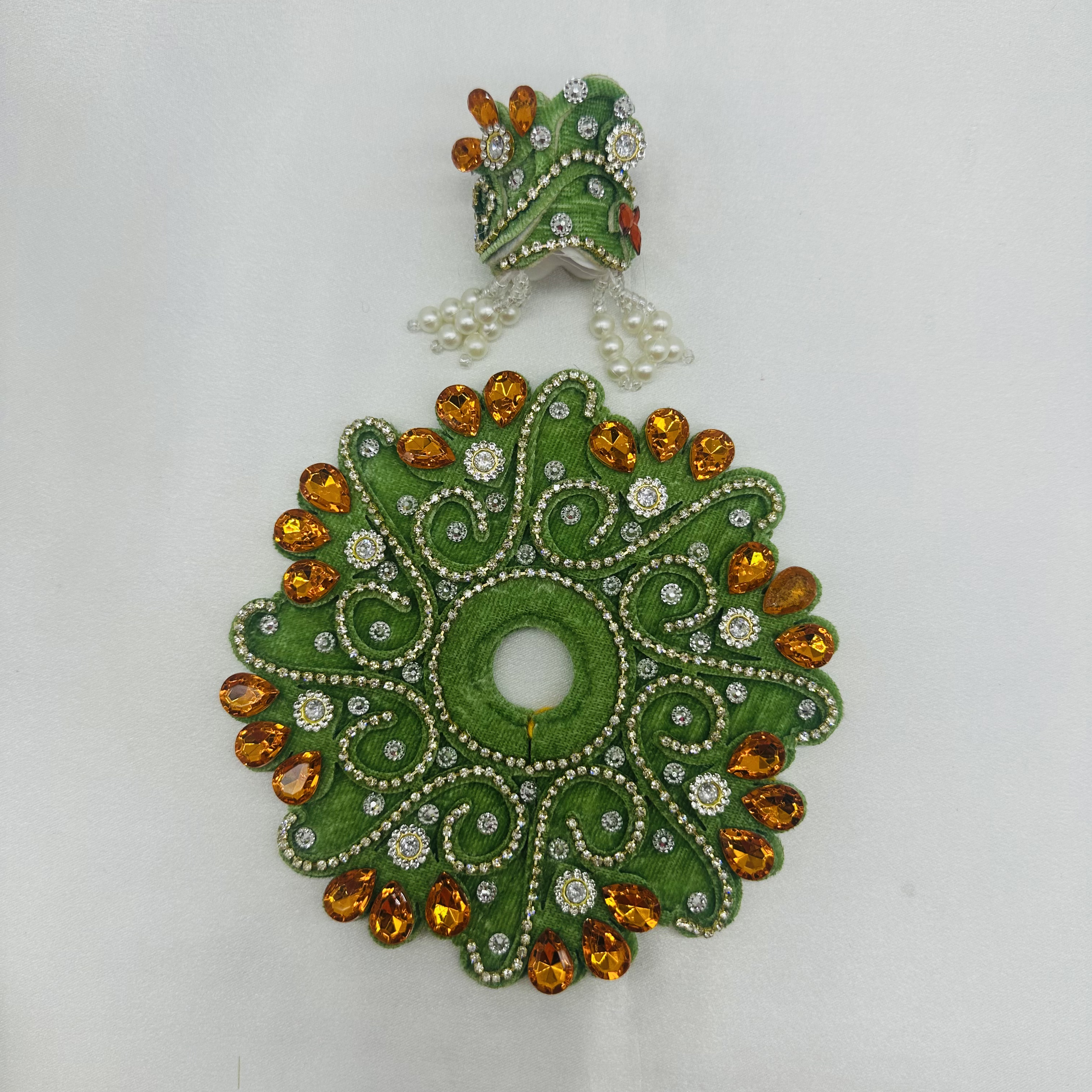 Rajvansh Poshak With Mukut For Laddu Gopal