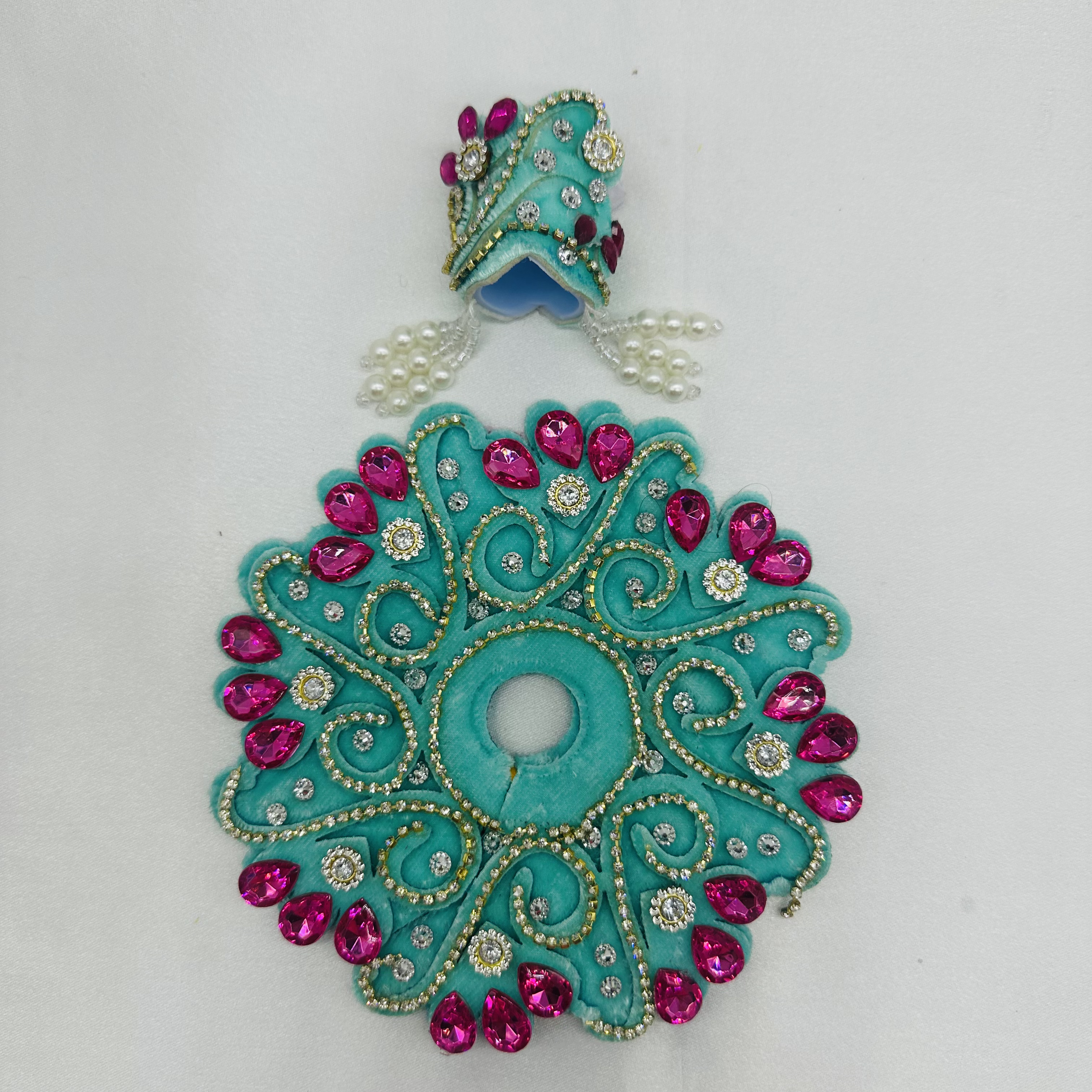 Rajvansh Poshak With Mukut For Laddu Gopal