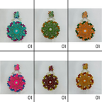 Rajvansh Poshak With Mukut For Laddu Gopal - Mix Color - Pack of 12