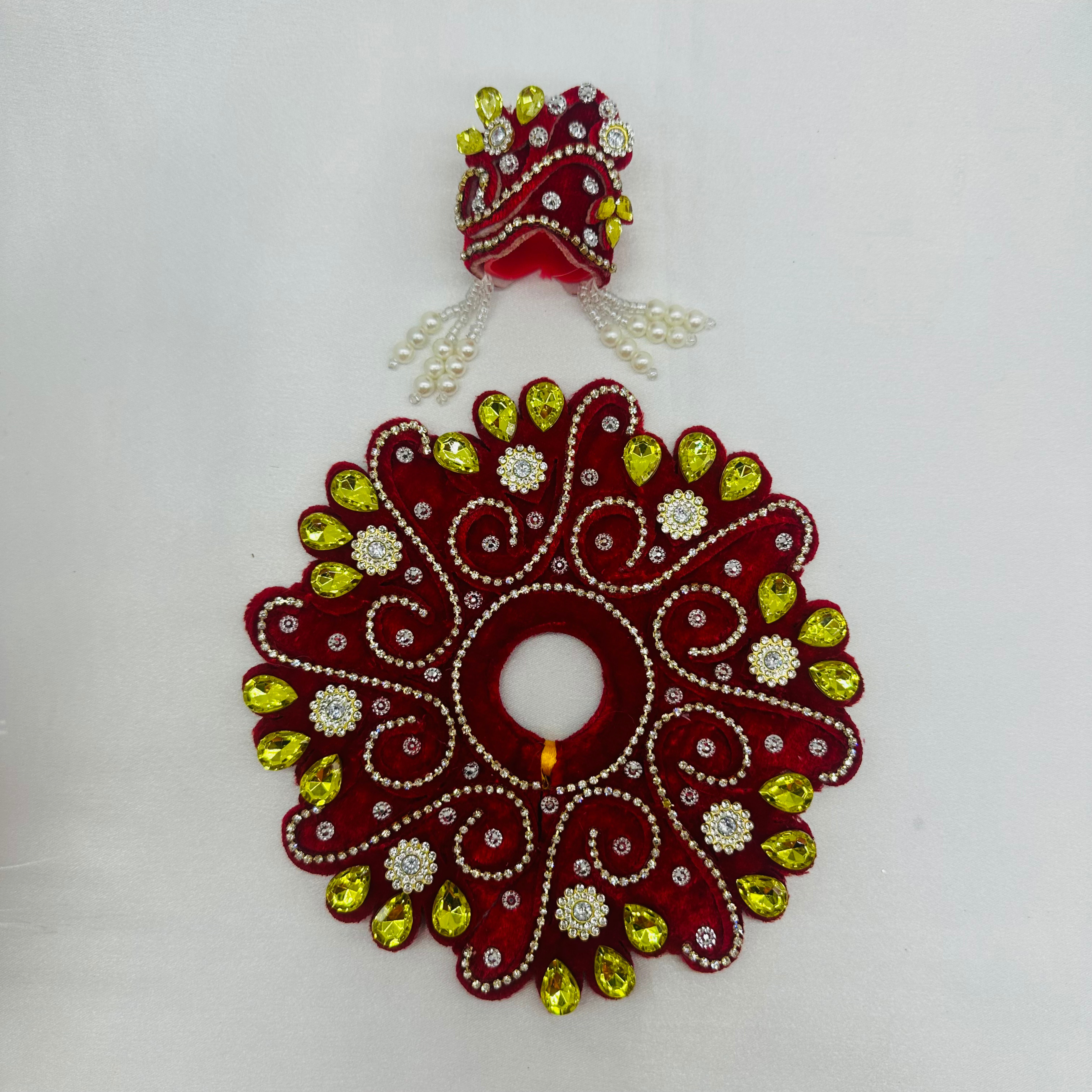 Rajvansh Poshak With Mukut For Laddu Gopal