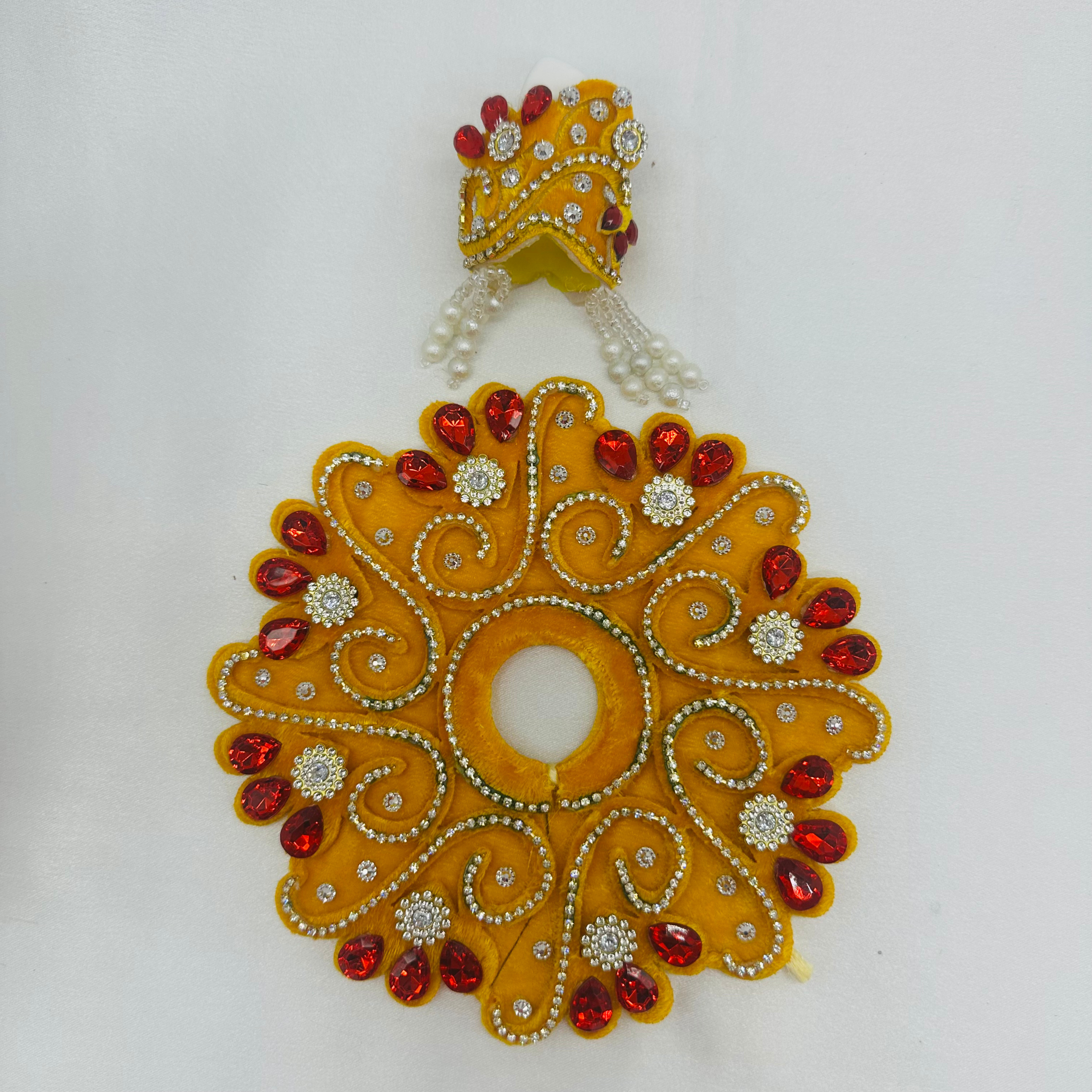 Rajvansh Poshak With Mukut For Laddu Gopal