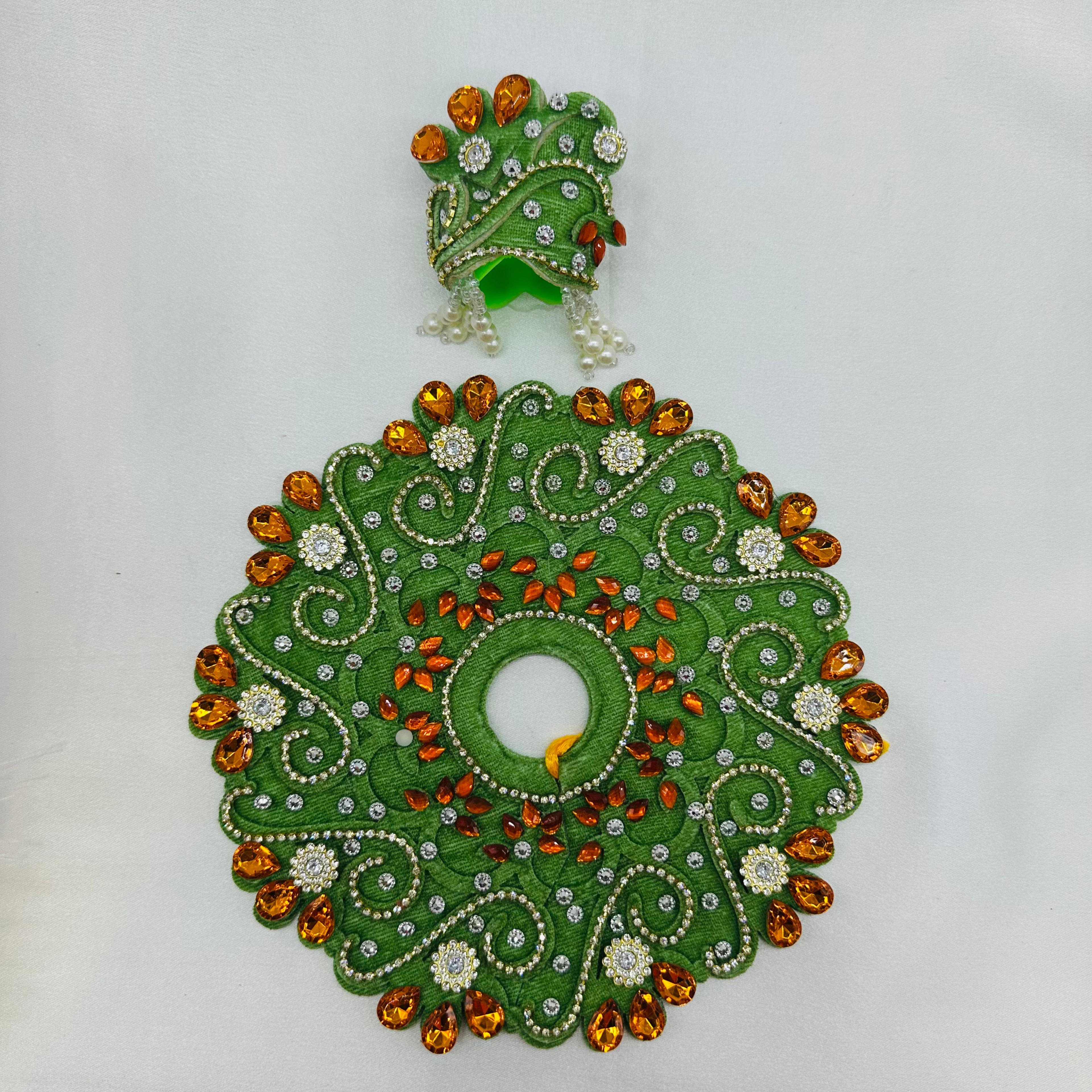 Rajvansh Poshak With Mukut For Laddu Gopal