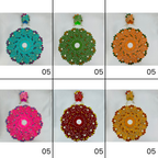Rajvansh Poshak With Mukut For Laddu Gopal - Mix Color - Pack of 12