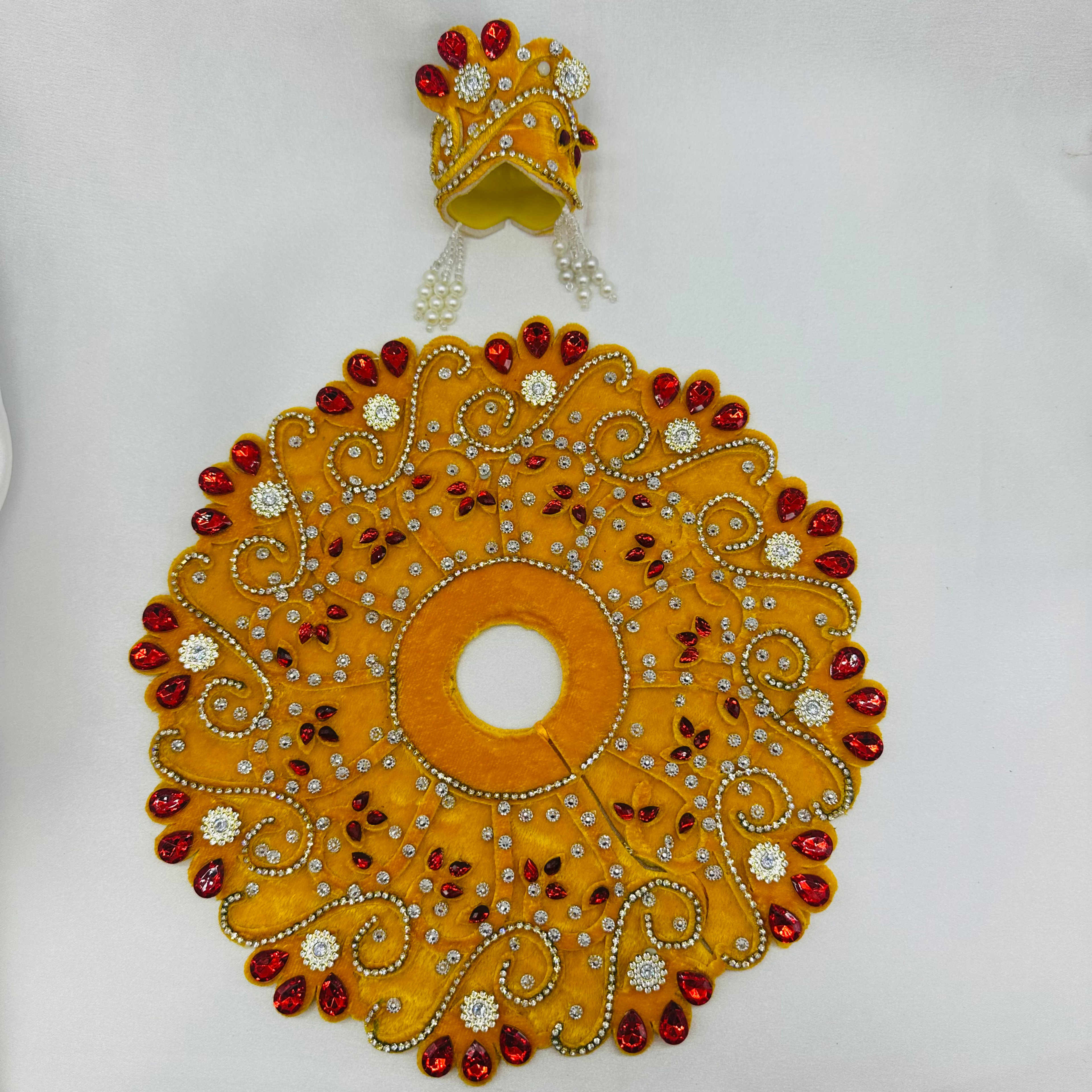 Rajvansh Poshak With Mukut For Laddu Gopal