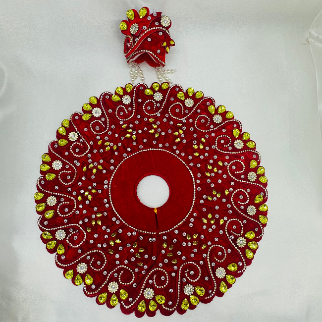 Rajvansh Poshak With Mukut For Laddu Gopal