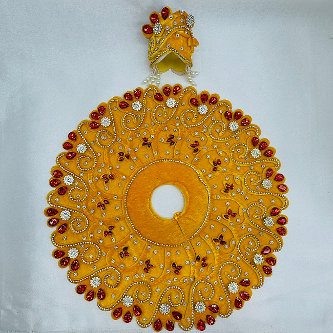 Rajvansh Poshak With Mukut For Laddu Gopal