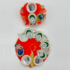 Shrinathji Swaroop Poshak With Mukut For Laddu Gopal