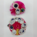 Shrinathji Swaroop Poshak With Mukut For Laddu Gopal