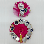 Shrinathji Swaroop Poshak With Mukut For Laddu Gopal