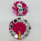 Shrinathji Swaroop Poshak With Mukut For Laddu Gopal