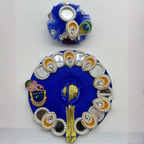 Shrinathji Swaroop Poshak With Mukut For Laddu Gopal