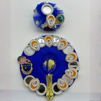 Shrinathji Swaroop Poshak With Mukut For Laddu Gopal