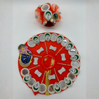 Shrinathji Swaroop Poshak With Mukut For Laddu Gopal