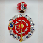 Shrinathji Swaroop Poshak With Mukut For Laddu Gopal