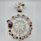 Shrinathji Swaroop Poshak With Mukut For Laddu Gopal