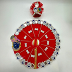 Shrinathji Swaroop Poshak With Mukut For Laddu Gopal